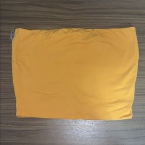 Mustard Yellow Crop Top